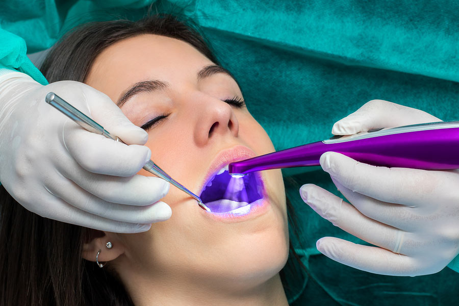 blue light whitening used to be ultraviolet (UV)